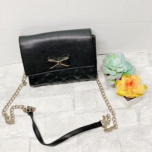 Forever 21 Faux Leather Bow Bag
